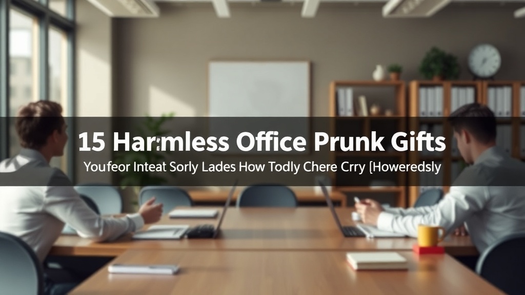 15 Harmless Office Prank Gifts for Coworkers That Will Have Everyone Laughing (Not Crying)