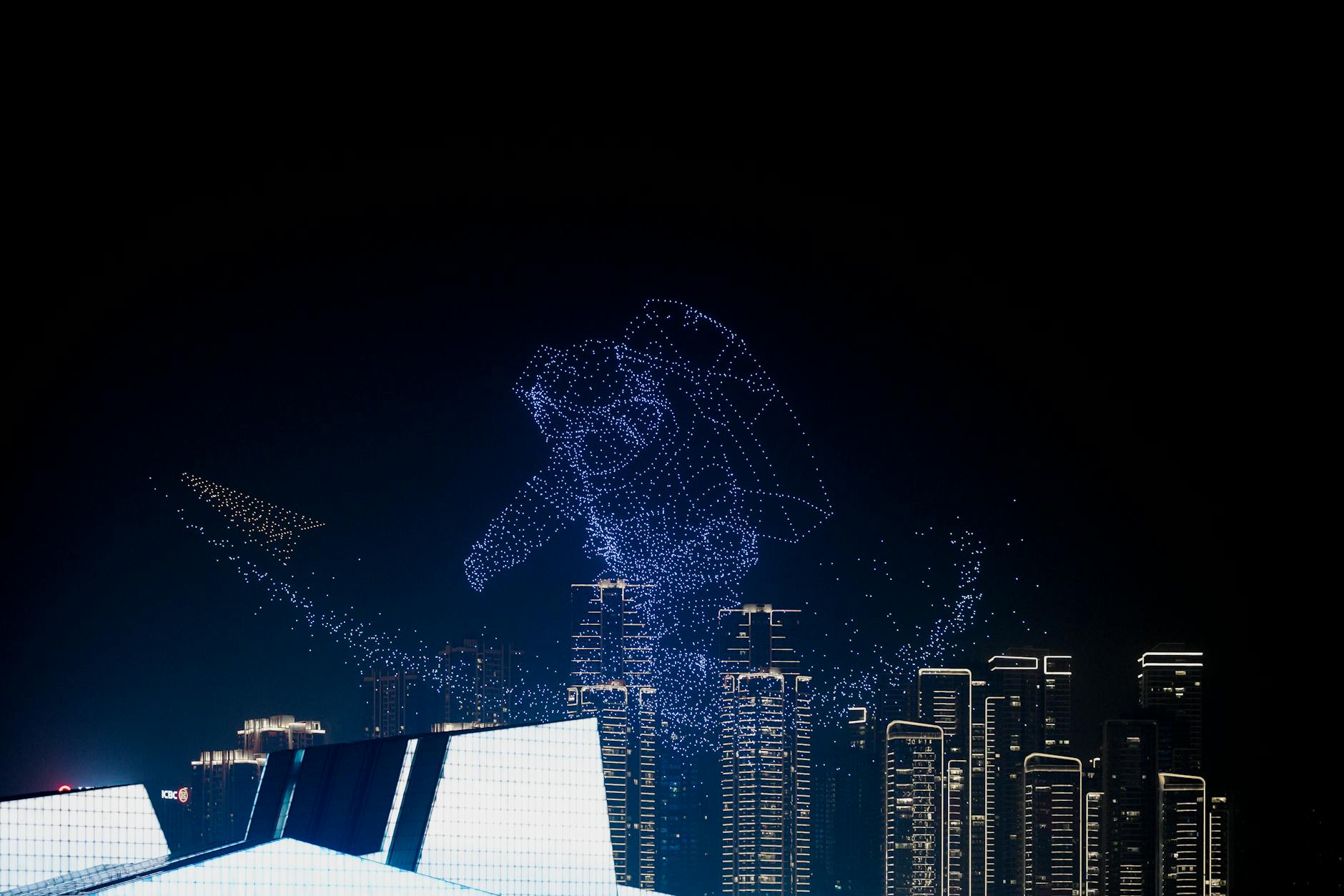 Drone Swarm Technology Commercial Applications Explained: From Light Shows to Logistics