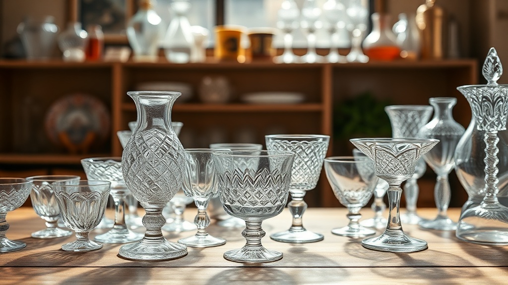 How to Identify Antique Glassware Patterns and Manufacturer Marks Like a Pro