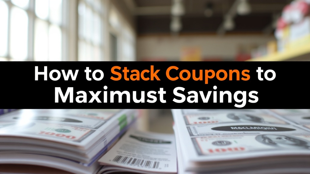 How to Stack Coupons for Maximum Savings: The Ultimate 2026 Guide