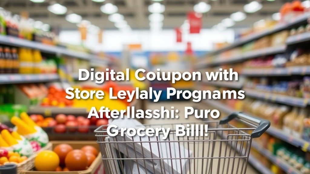 How to Stack Digital Coupons with Store Loyalty Programs to Slash Your Grocery Bill